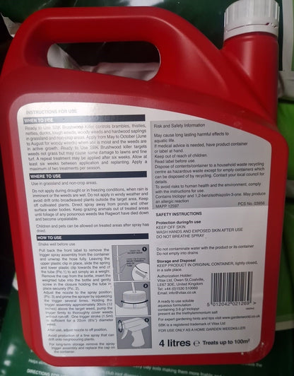 Vitax SBK Brushwood Killer 4 Litre