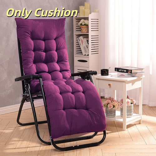 1PC Thickened Patio Chair Cushion, Purple, Single Piece Only, 160×50×8cm, Thick Style, Garden Bench Seat, Sunbed Anti-Slip Pad, Suitable for 2-3 People, Porch Swing, Lawn, Courtyard