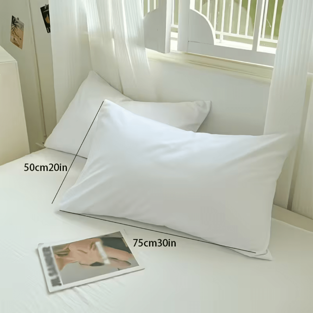 4B Pillowcases – Pack of 4 – Available in Many Beautiful and Vibrant Colors – Smooth & Durable Pillowcase Set for Everyday Bedroom, Guest Room & Travel Use