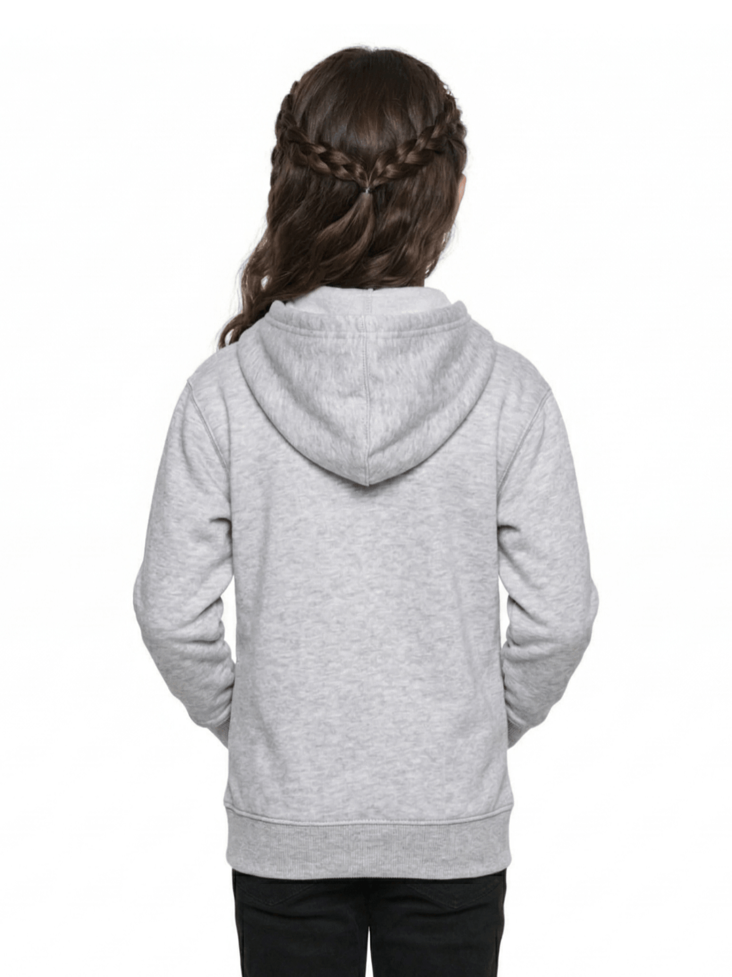 GW CLASSY OUTFIT Boys Girls Casual Fleece Hoodie Kids Lightweight Zipper Sweat Shirt Soft and Comfortable for School and Everyday