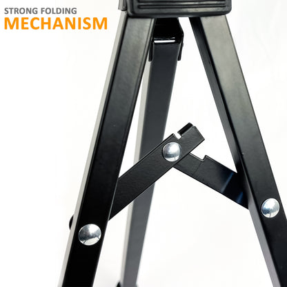 Portable And Durable Foldable Guitar Stand - Securely Holds Your Instrument And Saves Space Universal Fit with Foam Protection for All Guitar Types