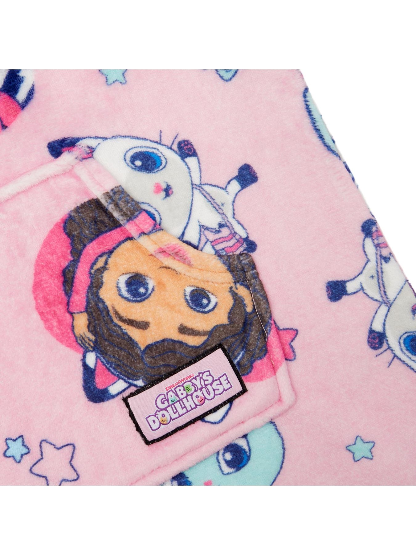 DREAMWORKS GABBY'S DOLLHOUSE Gabby'S Dollhouse Wearable Blanket Hoodie, Stocking filler xmas gift