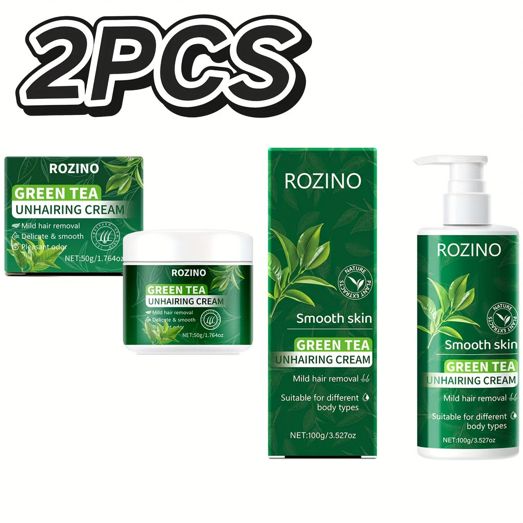 Green Tea Hair Removal Cream Set – 50g + 100g - feature detail 3