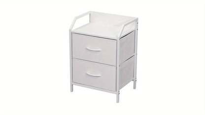 2 Drawers Bedside Table, Small Nightstand For Bedroom, Chest Of Drawers Bedroom, Storage Drawers For Living Room, Hallway