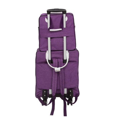 2 Piece Lightweight Rolling Luggage Set with Spinner Wheels, Suitcase Set, Spinner Luggage Set, Carry - on Suitcase and Matching Travel Bag for Business Trips, Versatile Luggage Solution for Vacation Getaways, Weekend Trips and Long - Distance Travel