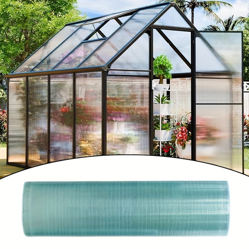 Extra-Large 100 Cm X 300 Cm Uv-Resistant Polyester Roof Roll - Transparent Heat-Reflective Sunshade, Suitable for Greenhouses, Horticulture, Agriculture And Construction, Greenhouse Roof/Reflective Roof/Durable Roofing Material, Roofing Supplies