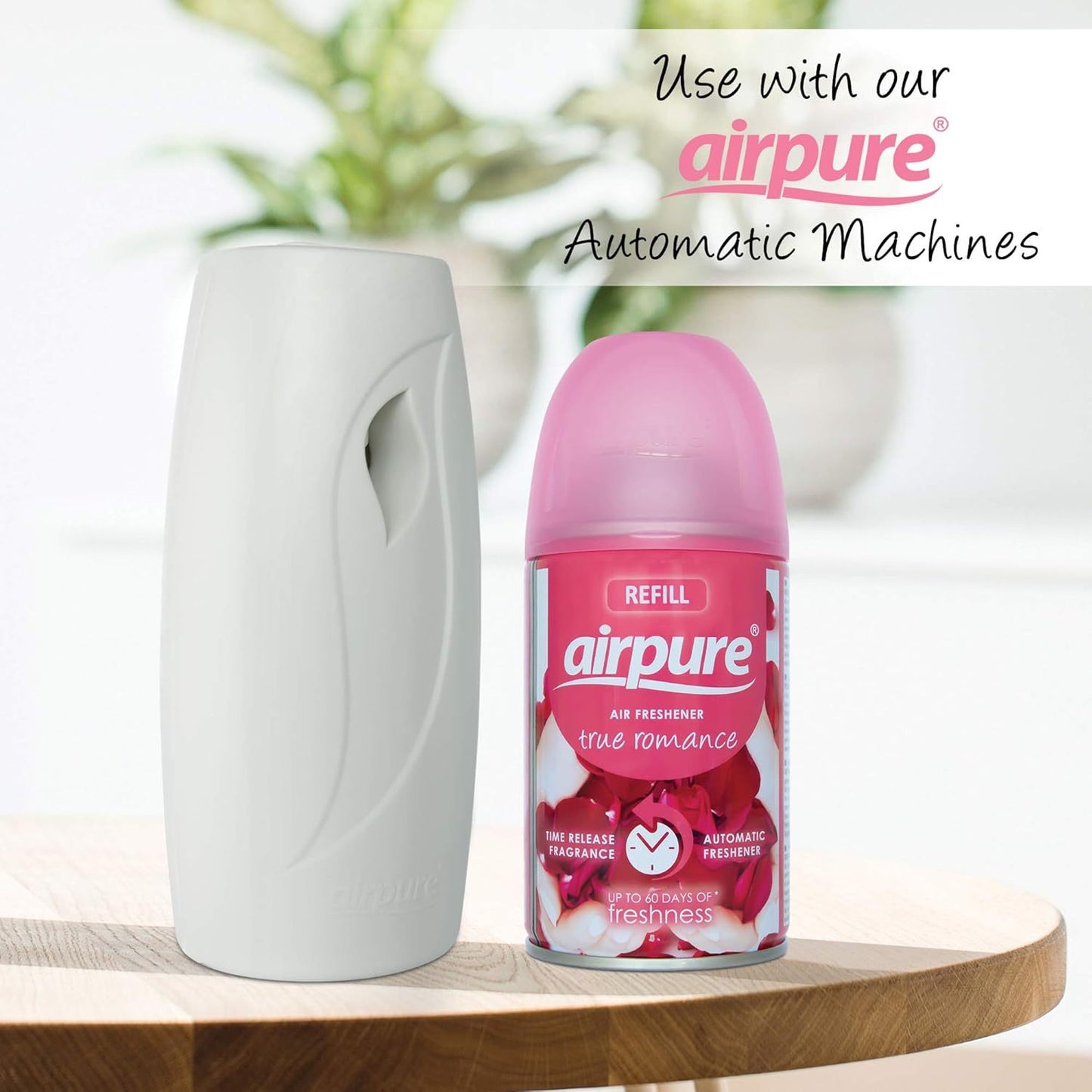3 x Airpure True Romance Room And Fabric Spray 250ml Each Refreshing Fragrance Spray For Home And Living Spaces