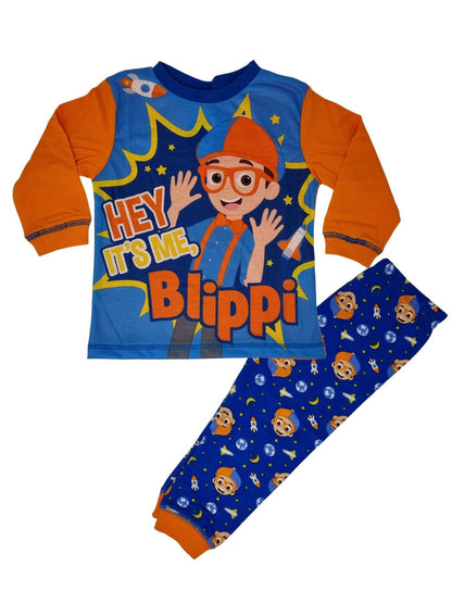 Blippi Space And Planets - Officially Licenced Pyjamas, Stocking Filler Xmas Gift, Stocking Filler Xmas Gift