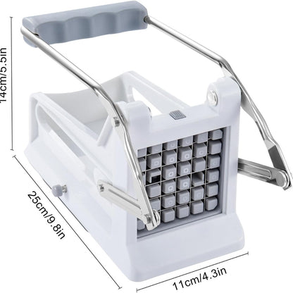 Chipper Potato Slicer with 2 Blade Options, Suction Base for Safe and Easy