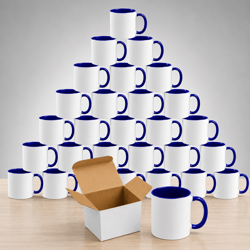 11oz Colour-Accent Sublimation Mugs – Glossy Ceramic Multipacks - product view 11