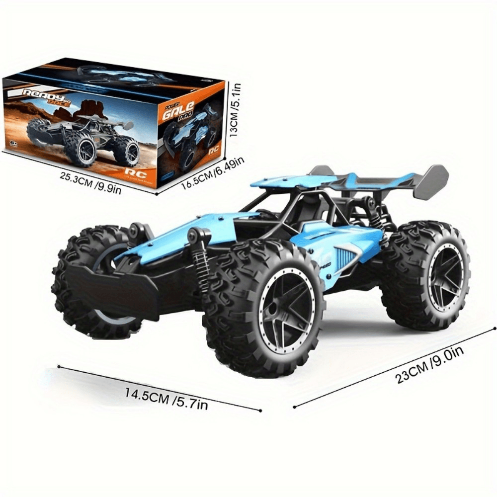 All-Terrain RC SUV Toy Car|Remote Control Racing Car - 2.4GHz Wireless Remote, 2-Wheel Drive, Anti-Shock System, Durable PVC Body & Anti-Skid Tires - Perfect for Off-Road, Sand, Grass & Indoor Play（Battery not Included）
