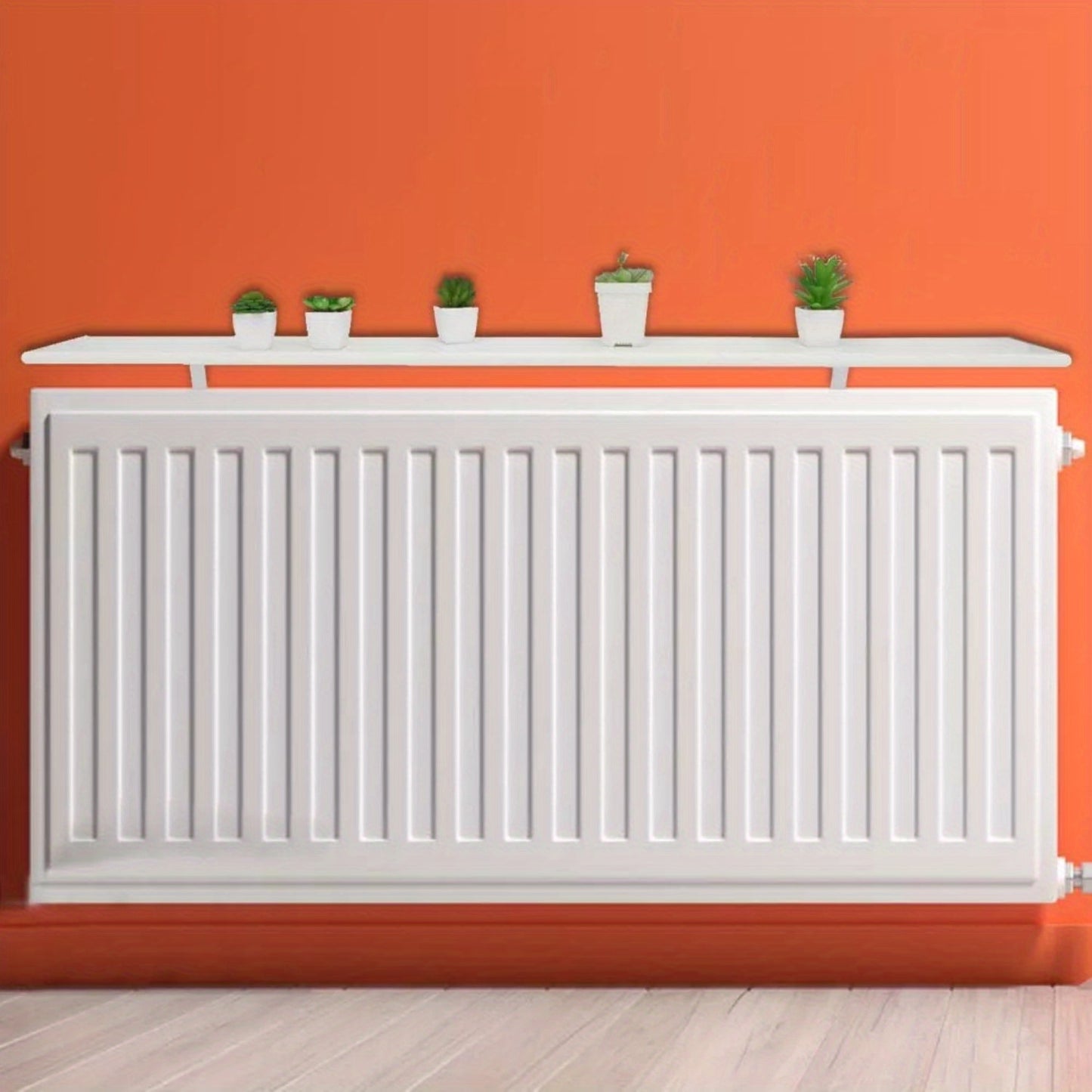 90cm White Radiator Shelves, Including Easy Fit Brackets Shelf sizes