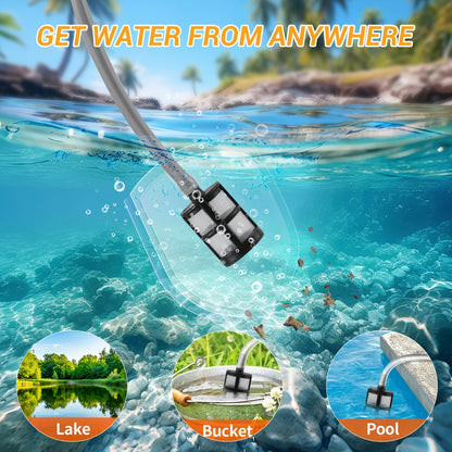 Wireless High-pressure Cleaning Machine, Equipped with 6-in-1 Nozzle And 2X Rechargeable Battery, Household Vehicle Cleaning Water Gun Tool, Suitable for Cleaning Yards, Gardens And Green Plants, Portable Car Washing Tool