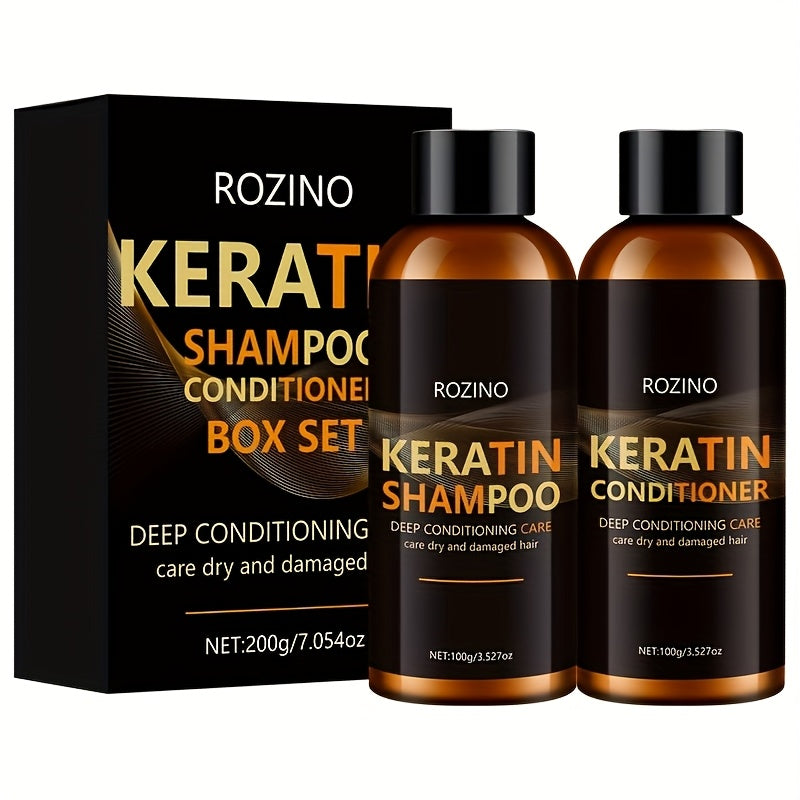 Keratin Hair Cleansing & Conditioning Set – Two Pieces - product view 1