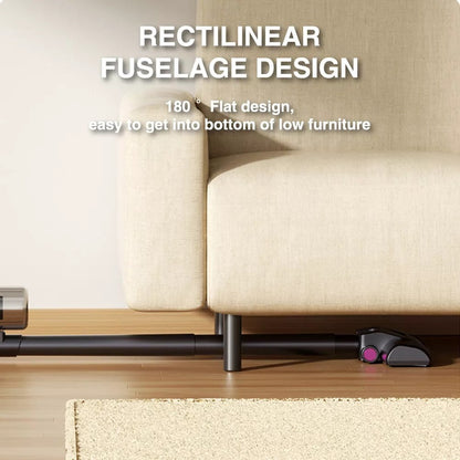 Cordless Vacuum Cleaner 4-in-1 Handheld Stick Vacuum 8000Pa Suction 120W Motor Vacuuming Mopping Sweeping Pet Hair Carpet 3000mAh 60dB Low Noise 1.5kg Lightweight