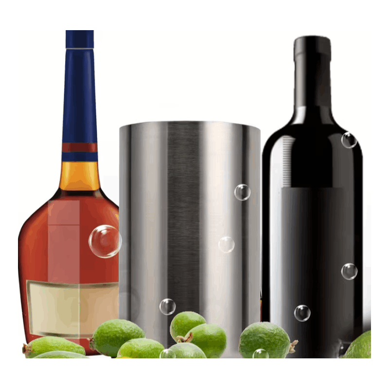 Double-Wall Ice Bucket - 1.6-Litre Brushed Steel
