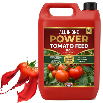 Nutrient Packed Concentrated Healthy Tomato Feed For Tomatoes, Peppers & Cucumbers (5 Litre)