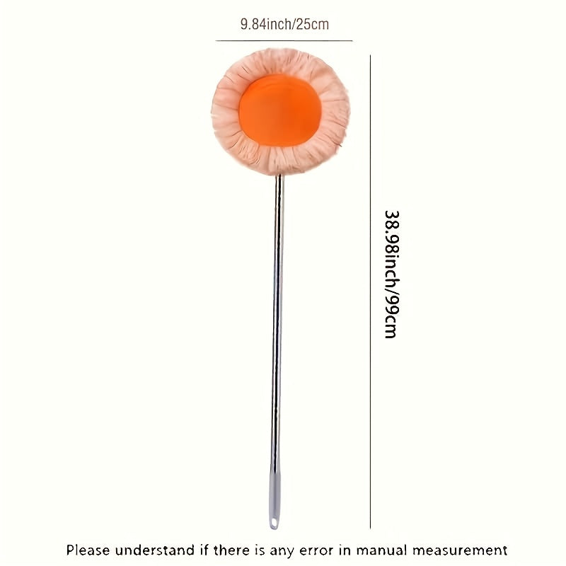 1pc, Ceiling Mop, Dust Removal Mop, Flexible Rotating Floor Mop, Wall Mop, Wet And Dry Dual-use Mop, Floor Wall Tile Glass Window Car Cleaning Mop, Cleaning Supplies, Cleaning Tool