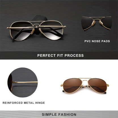 Kingseven Classic Pilot Polarized for Men And Women Fashion Unisex Style Eyewear for Activities, Parties, And Photography Props