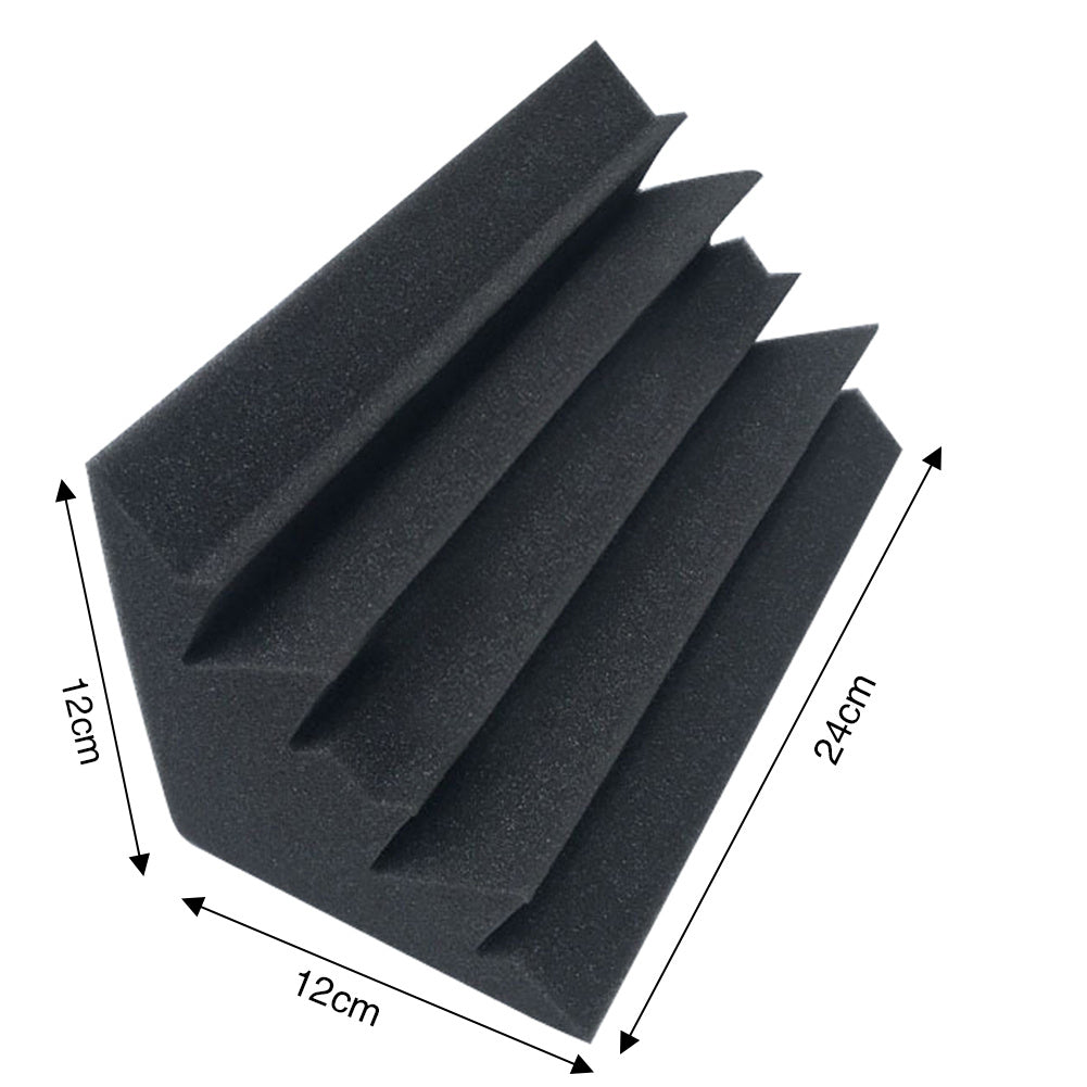 12pcs Sound Absorbing Foam Board, Office/home/recording Room Wall Sound Deadening Board, Bass Sound Deadening Board, Dimensions 12*12*24cm