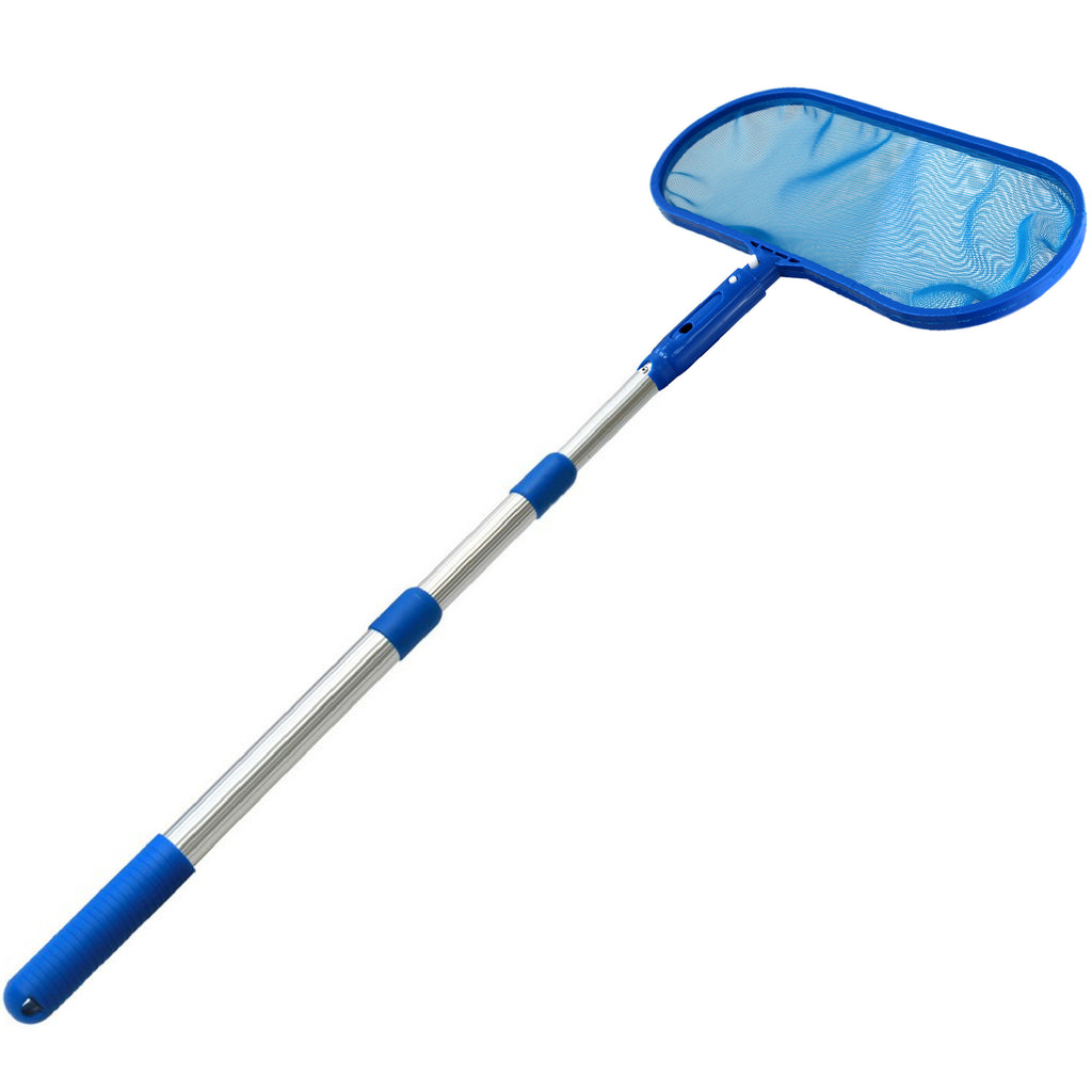 pool skimmer with aluminium pole – product view 1