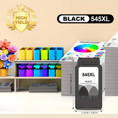 PG545XL CL546XL Ink Cartridges Replacement for PG545XL Black CL546XL Color TS3355 TS3350 TS3150 MG3050 MG2950 TR4550 TR4650 MX495 Printers