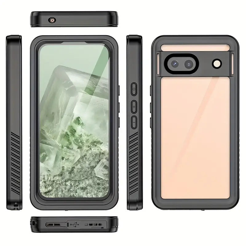 For Google Pixel 7 8 Pro 7A 8A - IP68 Waterproof Case 360° Full Body Case Shockproof Dustproof Drop-proof Built-in Screen Protector Phone Case