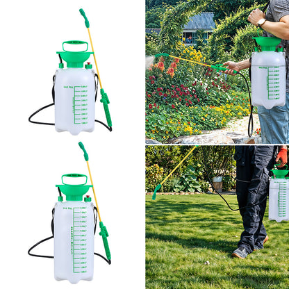 5L/ 8L Green High Pressure Watering Can Manual Shoulder-type Garden Sprayer Pressure Sprayer for Outdoor Plant Pots Lawn Watering