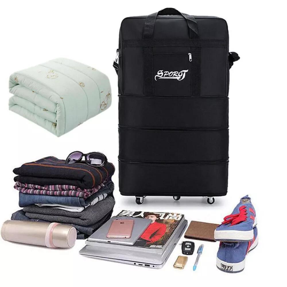 42" Extra Large Lightweight Luggage Trolley Suitcase Travel Bag H V6F9