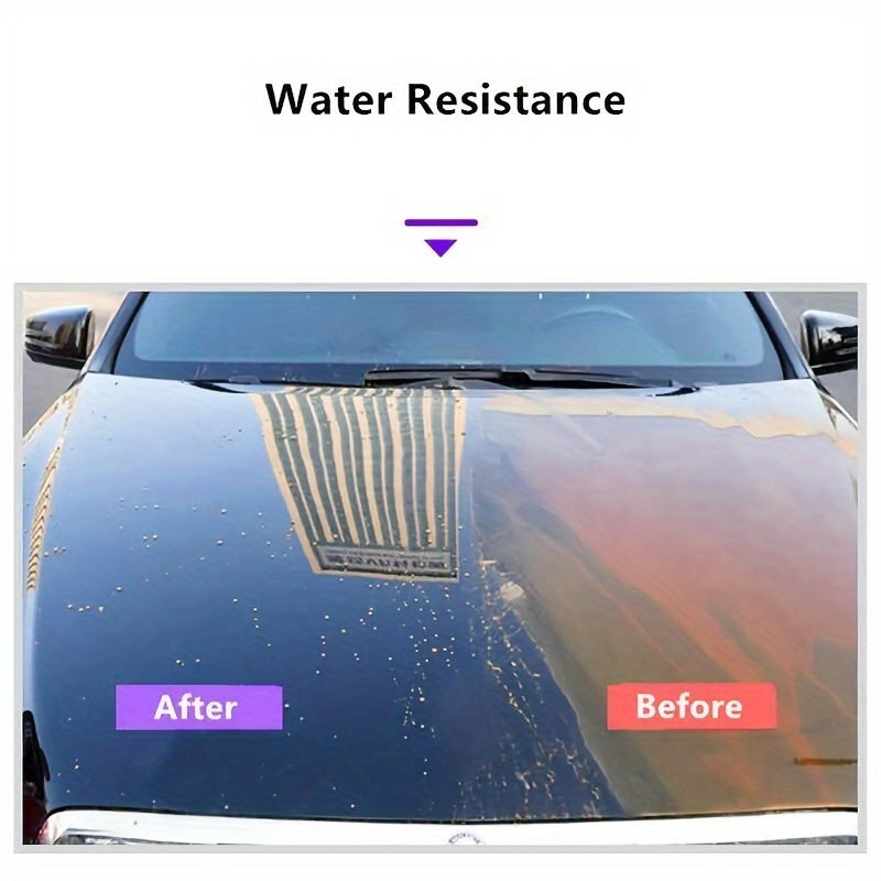 1 Bottle 500ml Car Nano Ceramic Coating Spray, High Gloss Polish Wax, No-Water Wash, Wax Repellent, Paint Protection, Polymer Sealant, Enhanced Shine & Texture Economy package