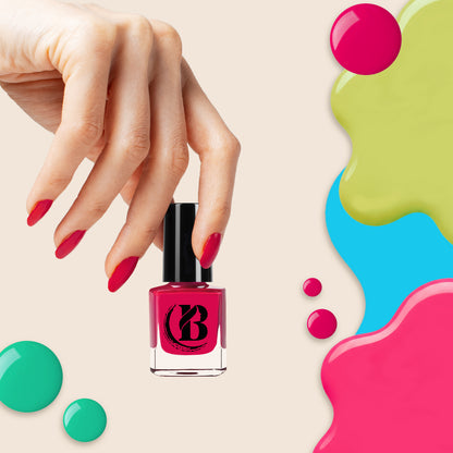 24 x Nail Polish Varnish Set 24 Different Colours Quick Drying British Seller