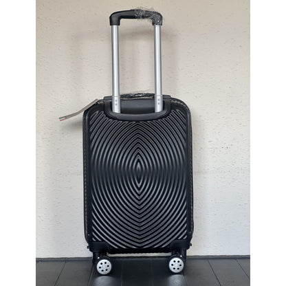 ZULZZ 20'' Lightweight Cabin Carry-On Suitcase – Hard Shell Hand Luggage with Code Lock, 4 Detachable 360° Double Spinner Wheels