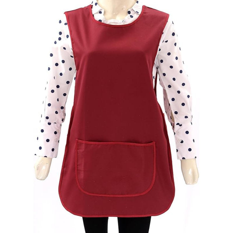 Pack of 2 Self Tabard Apron | Aprons for Men, Women, and Ladies | Professional Cooking Aprons with 2 Pockets | Adjustable Kitchen Apron for Baking, BBQ, Grilling, Gardening, Crafting, Cleaning, Painting, Barista, Restaurant Work | Cute & Stylish Gift Apro