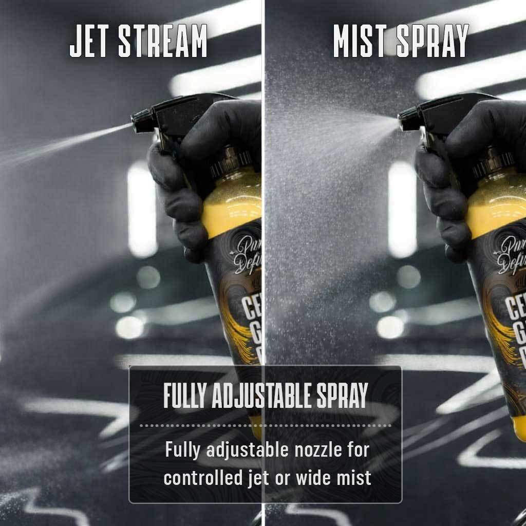 Ceramic Gloss Detailer - Car Detailing Spray Sealant & Coating For Vehicle Paintwork - Si02 Ceramic Technology - Pure Definition, Water Repellent Finish, UV Protection, Versatile For Paintwork, Glass, Mirrors, And Trim