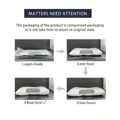 2pcs High-Quality Compact Low Profile Pillow Suitable for All Four Seasons - A Neck Pillow That Is Machine Washable, Breathable, Soft, And Comfortable, Providing Ultimate Comfort And Relaxation - Perfect for Side And Back Sleepers-1900G