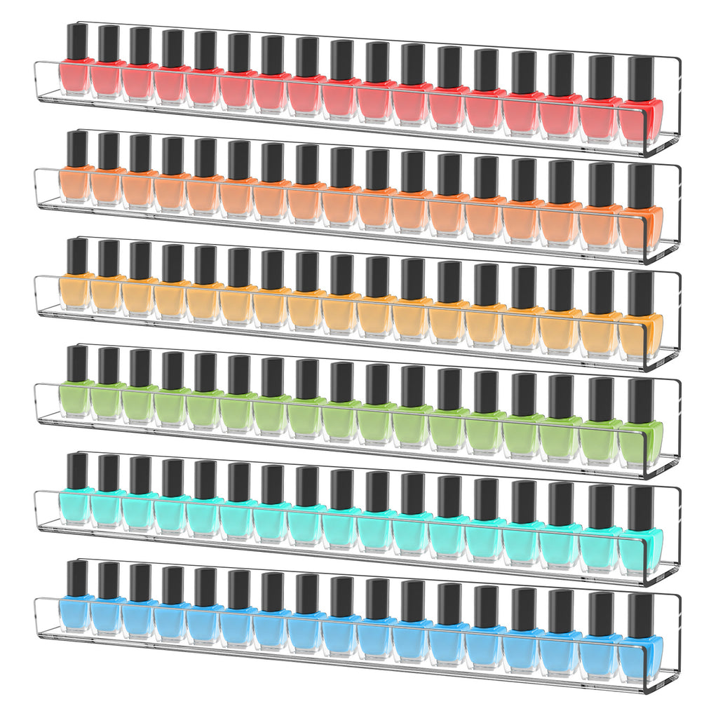 nail polish wall rack - main product view 1