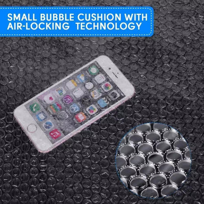 500mm Bubble Roll Wrap Air Cushioning Wraps Protection Small 10mm Bubble Size Wrapping Packing Fragile Items Effective Storage, Clear, 500mm Wide