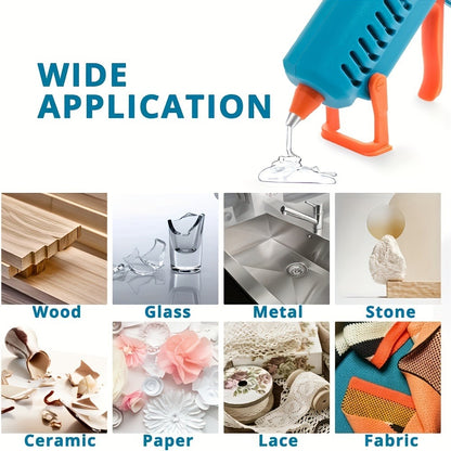 Hot Glue Sticks 200 Pack 7mm x 110mm Clear Transparent Mini Glue Sticks for Glue Gun DIY Crafts Woodworking Home Decor Christmas Halloween