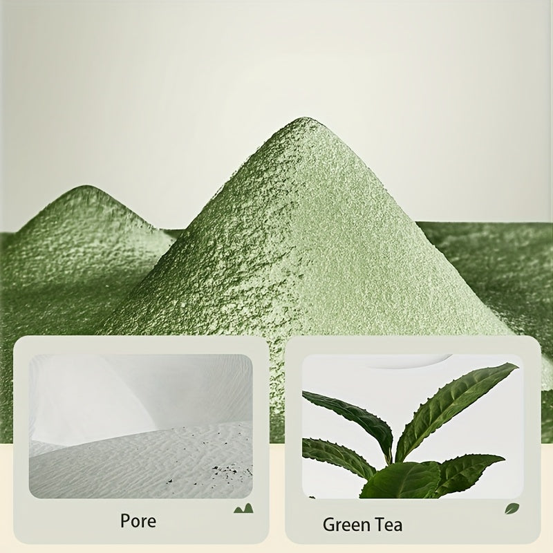 Tea Mud Cleansing Mask - Deep Pore Cleansing, Hydrating with Hyaluronic Acid & Niacinamide, Oil Control, Moisturizing, Fragrance-Free, Latex-Free, Ideal for All Skin Types