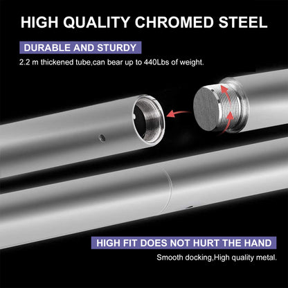 GartistGo Adjustable Height Reinforced Rotating Dance Fitness Pole