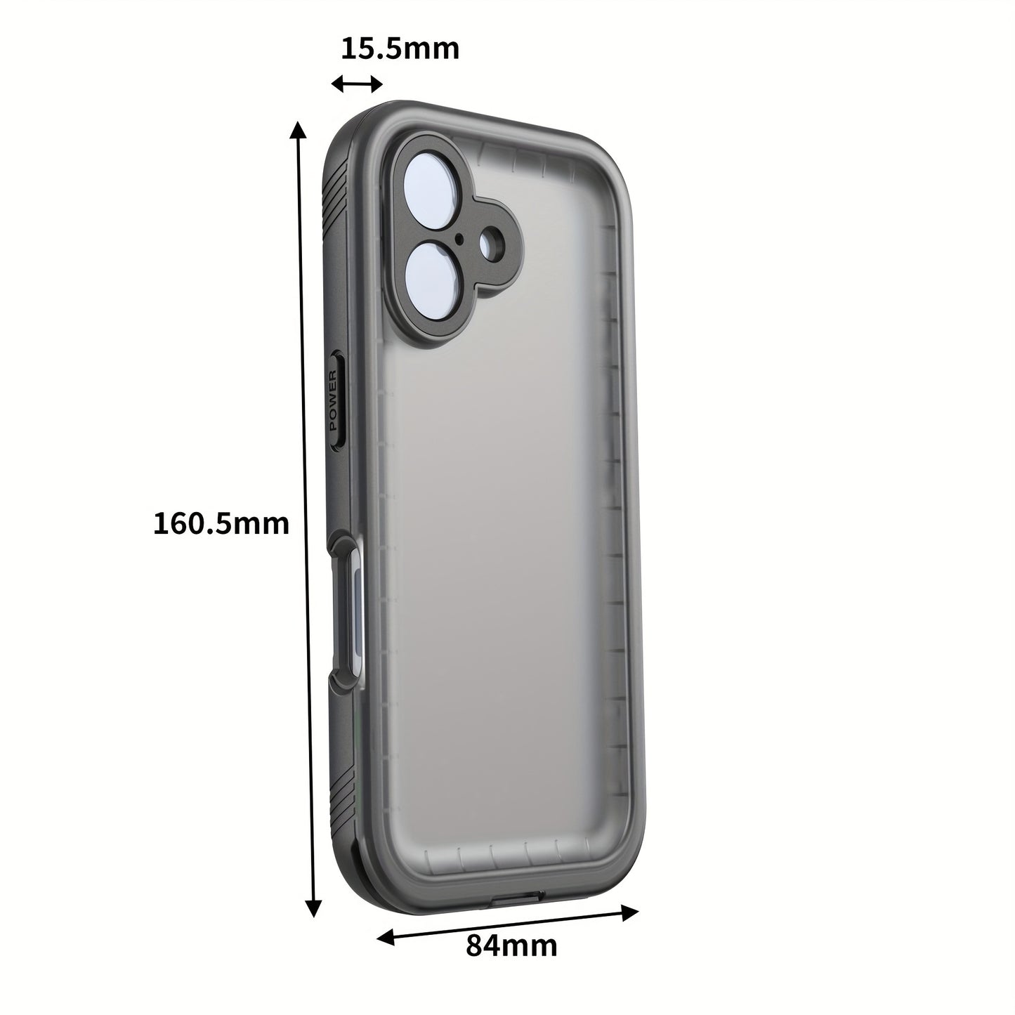 Phone Case - Case for Iphone 16 15 14 13 12 11 Pro Max Plus Mini SE2 SE3 7 8 - Full Body Heavy Duty with Built-In Tempered Glass Screen Protector Dustproof Shockproof Underwater Diving Swimming Phone Case
