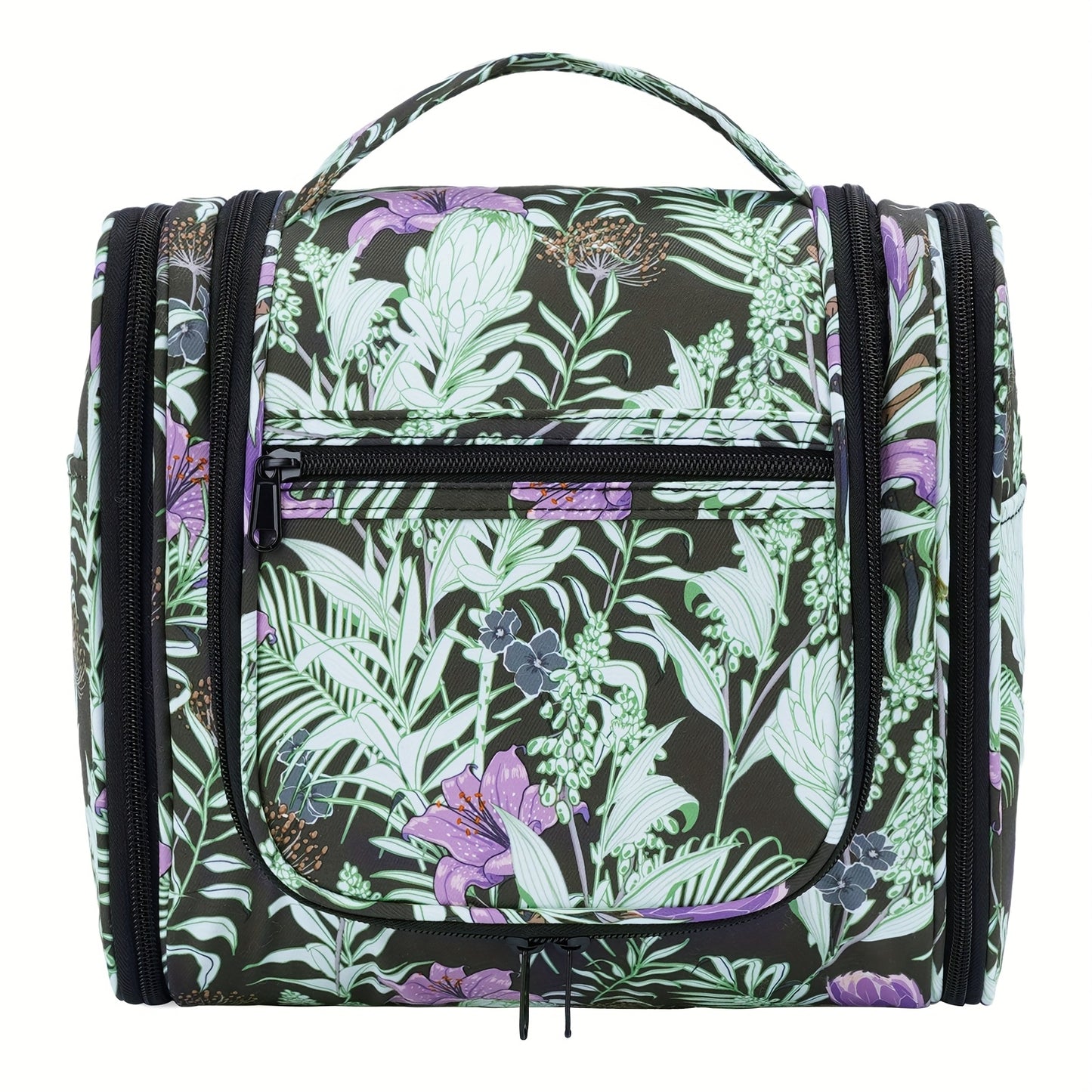 Large Hanging Travel Toiletry Bag Makeup Organizer Bag for Women Travel And Home Cosmetic Bag with PVC Compartment And Metal Hook Fashion Design - Perfect for Travel Daily Use Valentine'S Day Gifts