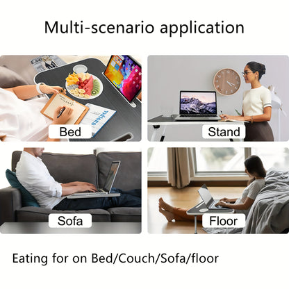 Laptop Bed Table, with Tablet/Book Stand, Laptop Desk for Bed, Lap Desk Notebook Stand Holder with Storage Drawer And Cup Slot, Laptop Computer Stands, Notebook Stand, for On Bed/Couch/Sofa/floor