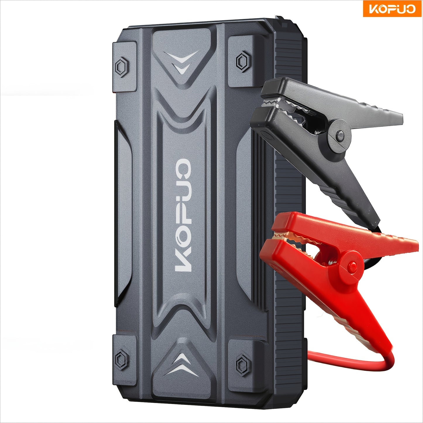 KOPUO 3000A/5000A Car Jump Starter (9L Gasoline/8L Diesel) Portable Car Jump Starter, 12V Car Battery Jumper Starter with Safety Jumper Cables, Fast Charging Car Battery Booster Jump Starter, Lights, Compact, Camping Essentials