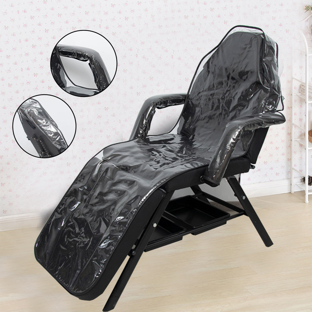 Premium Plastic Clear PVC Protective Massage Tables Cover For Beauty Spa Bed Uk