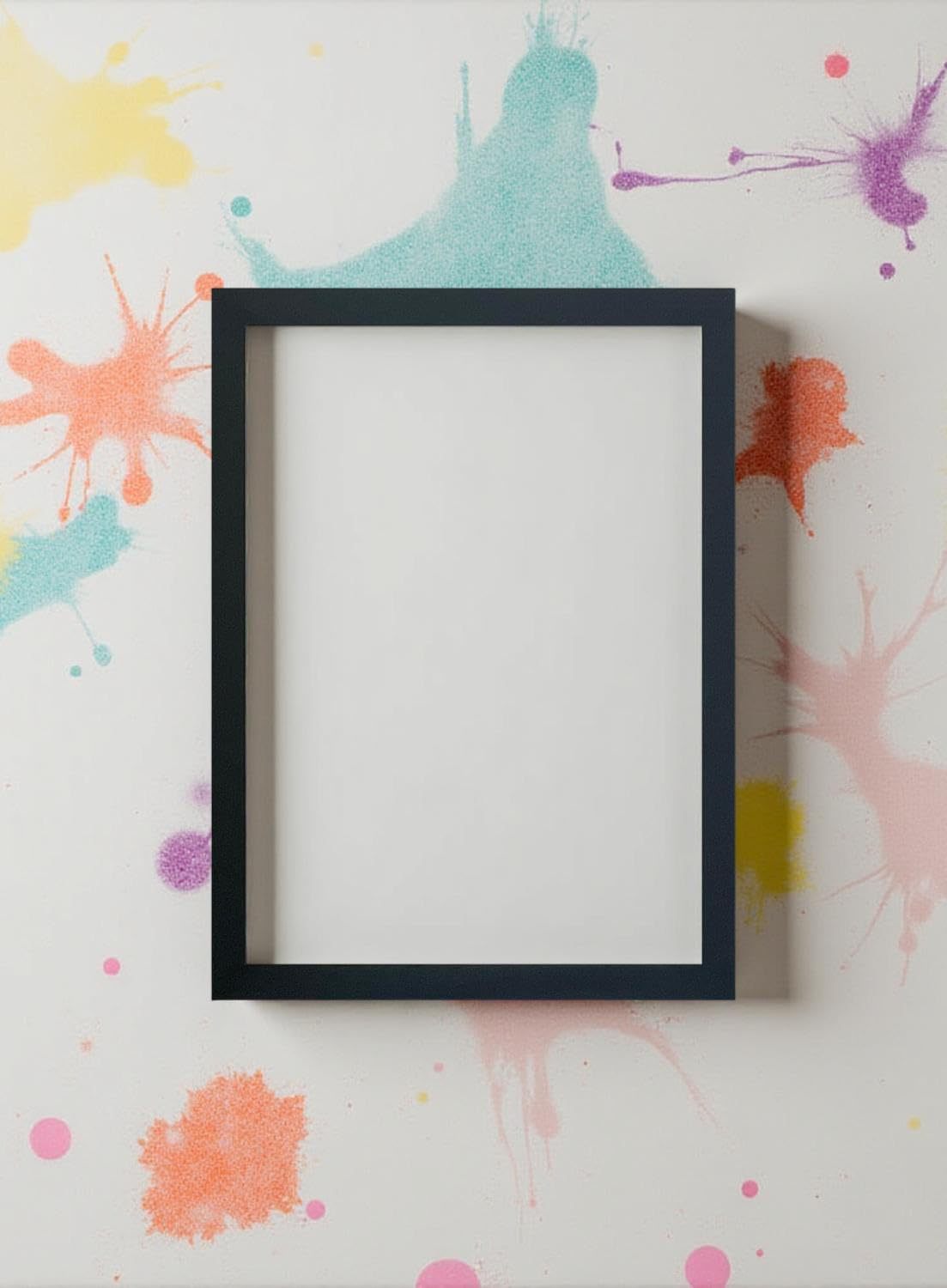DECORO Premium Quality Maxi Frame, 36x24inch Black Photo Frame Eton Wood.61x91.5cm Photo Size Perfect for Wall Gallery Portrait Landscape Art Decor (Black) Maxi Poster Frame.