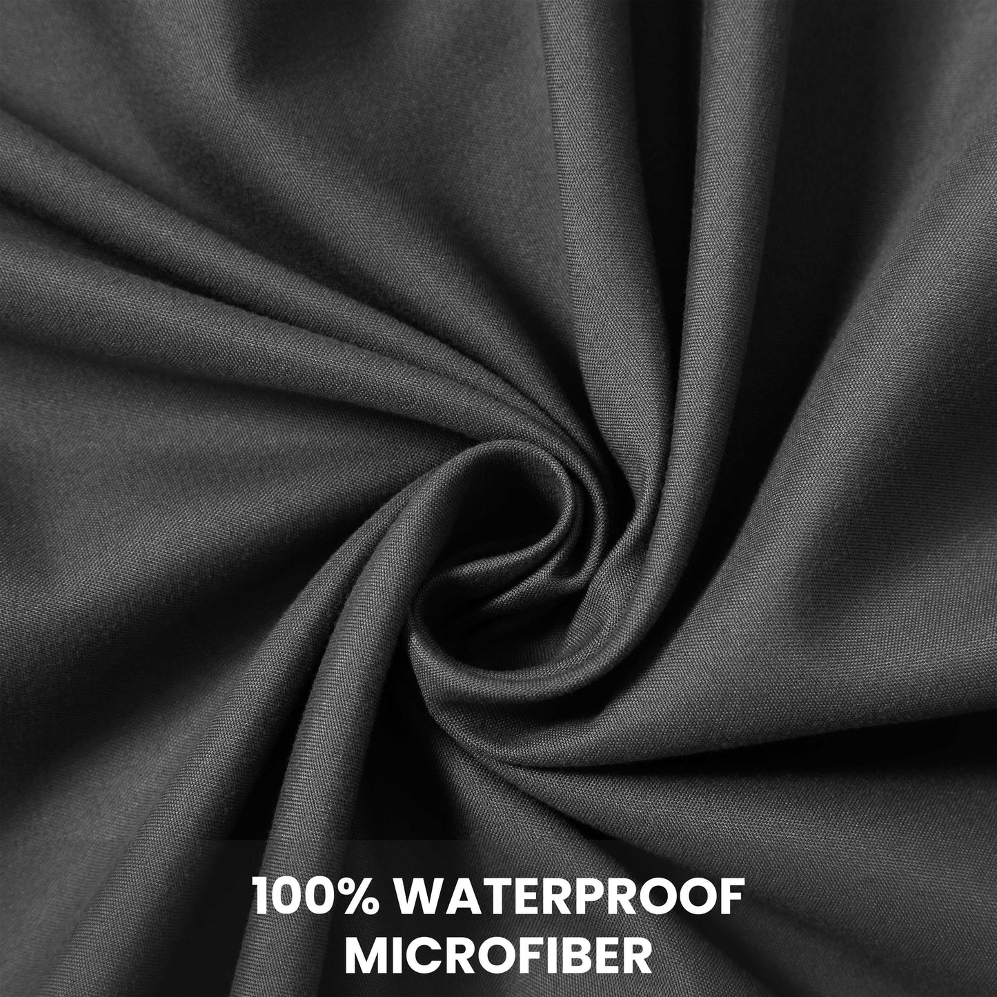 Waterproof Fitted Bed Sheet Deep Pocket Mattress Protector Cover | Soft Breathable Noiseless Fitted Sheet for Bedroom, Hotel & Home | Machine Washable Elastic Bed Cover Fits Up to 30cm Mattress