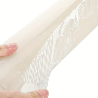 Clear Self-Adhesive Floor Protection Film – Durable, Scratch & Dust Resistant, Easy to Apply & Remove, for Carpet, Stairs & Corridors, PE Material, Clear Finish, Carpet Cover Roll | Easy Apply Film | Scratch-Resistant Film, Carpet Protector