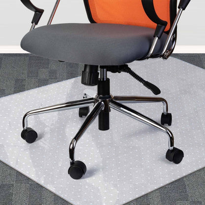 PVC Clear Chair Mat Non Slip Office Chair Desk Mat Floor Computer Carpet Protector Plastic Clear