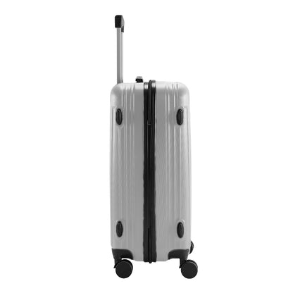 20" Suitcase Lightweight 4 Wheel Spinner Hard Shell ABS Luggage Hold Check in Travel Case Cabin Suitcase Carry On Suitcase, Hard Shell Suitcase with 4 Wheels Cabin Luggage Blue B